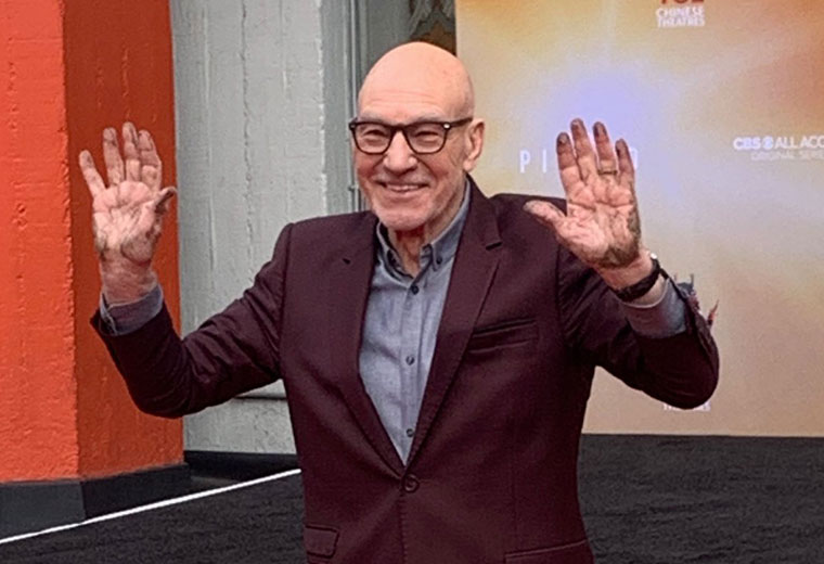 Patrick Stewart Cements His Mark on Hollywood, Says STAR TREK: PICARD Is About "Hope"