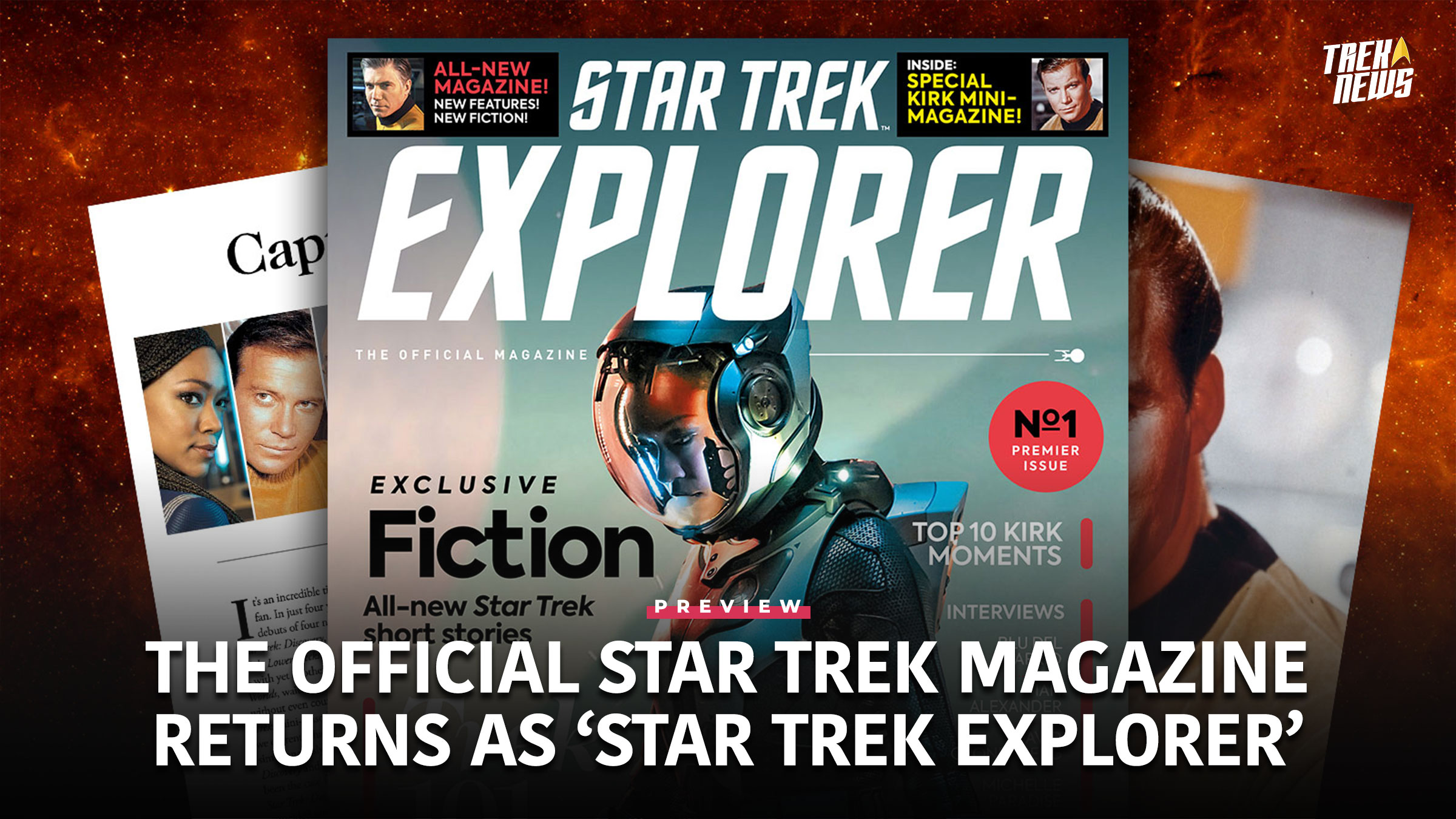 The Official Star Trek Magazine Returns As ‘Star Trek Explorer’ + Details On How You Could Win A One-Year Subscription