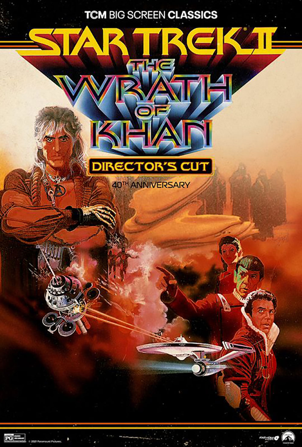 Star Trek II: The Wrath of Khan 40th anniversary poster