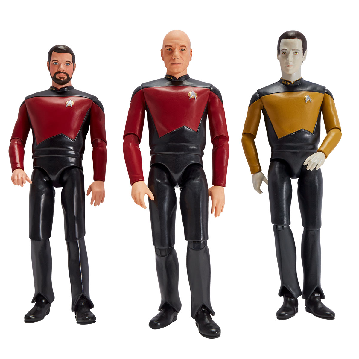 Star Trek: The Next Generation: Commander William Riker, Captain Jean-Luc Picard and Lt. Commander Data