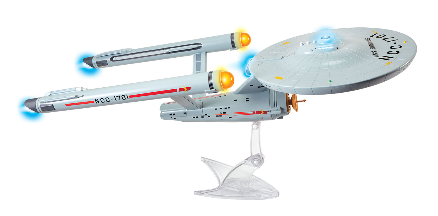 18″ Original Series Enterprise replica ship with lights, sounds and phrases