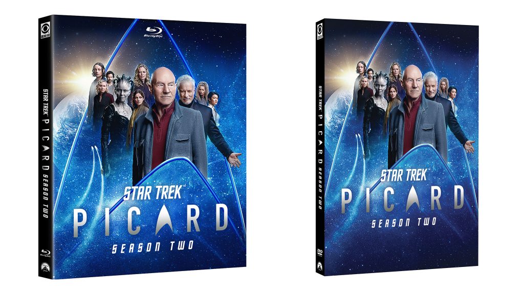 Star Trek: Picard Season 2 Blu-ray (L) and DVD (R)