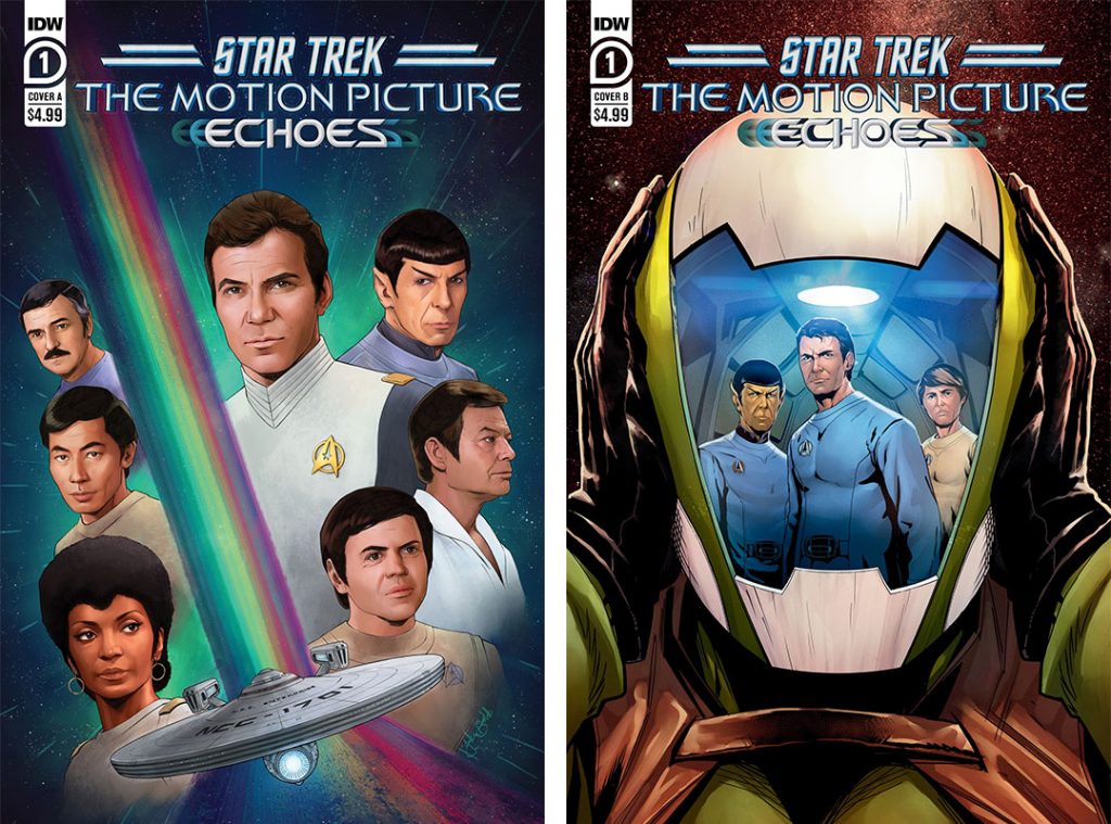 Star Trek: The Motion Picture - Echoes covers A and B