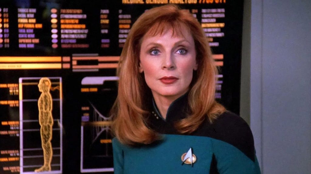 McFadden as Beverly Crusher on Star Trek: The Next Generation