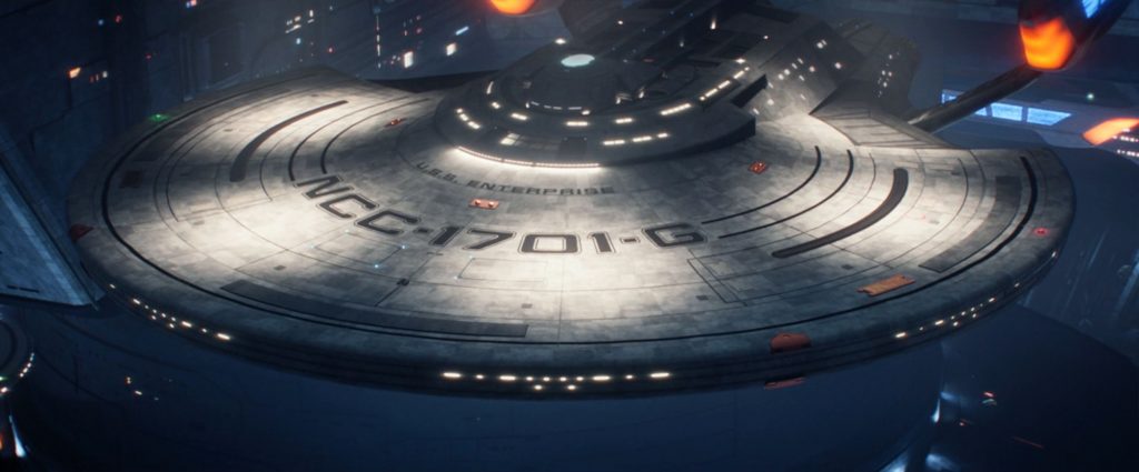 The reveal of the USS Enterprise-G