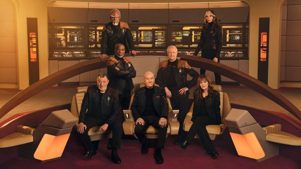 The Next Generation cast is back on the bridge of the Enterprise-D in new Star Trek: Picard photo gallery