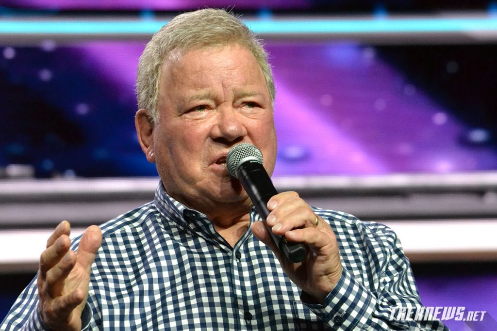 William Shatner on stage in 2022