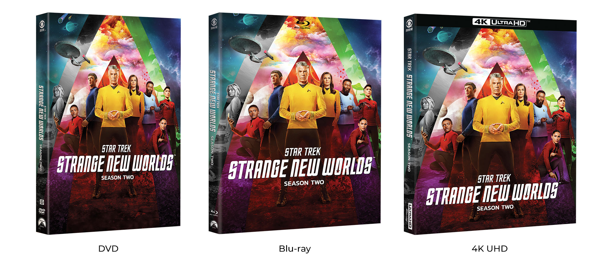 Strange New Worlds Season 2 on DVD, Blu-ray and 4K UHD