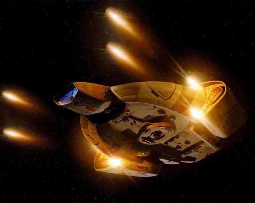 Adam Howard's VFX work on the USS Defiant from Star Trek: Deep Space Nine