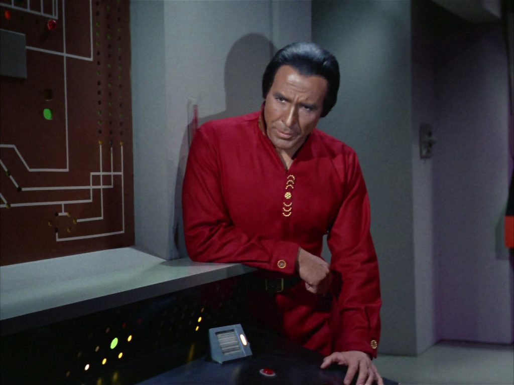 Ricardo Montalban as Khan Noonien Singh in "Space Seed"