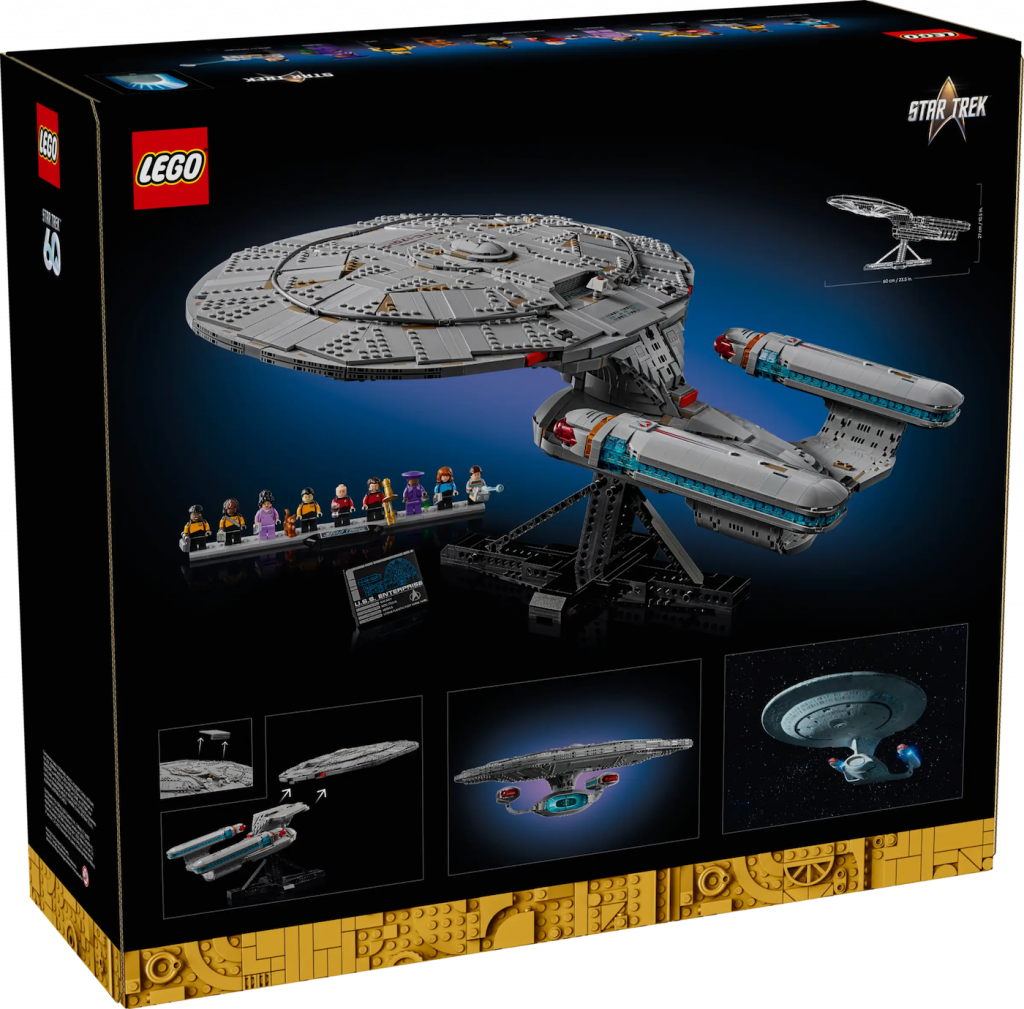 LEGO's USS Enterprise-D box art